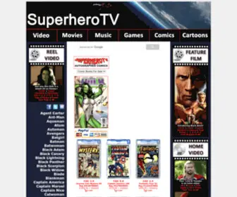 Superherotv.com(Comic Books) Screenshot