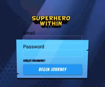 Superherowithin.org(React App) Screenshot
