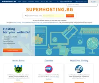 Superhosting.com(Hosting and domains by) Screenshot