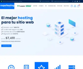 Superhostingcolombia.com(Colombia Hosting) Screenshot