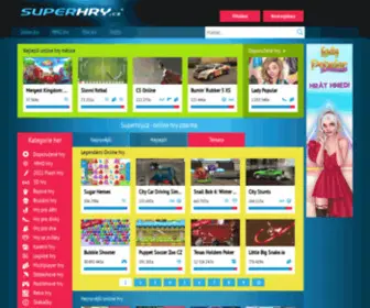 Superhry2.cz(Online hry zdarma) Screenshot