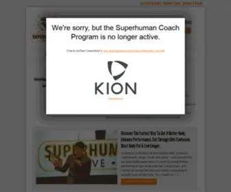 Superhumancoach.com(Superhuman Coach) Screenshot