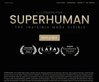 Superhumanfilm.com(SUPERHUMAN) Screenshot