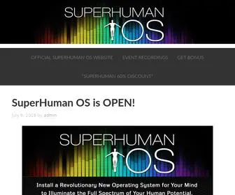 Superhumanos.org(Super Human OS Review) Screenshot