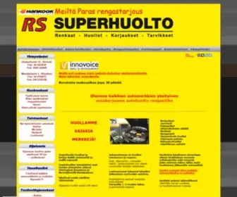 Superhuolto.fi(RS Superhuolto) Screenshot