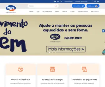 Superimec.com.br(Supermercados Imec) Screenshot