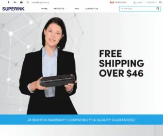 Superink.ca(Toner & Ink Cartridges) Screenshot