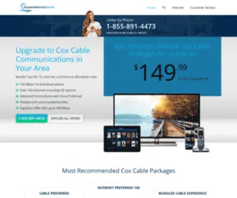 Superinternetdeals.com(Cox Cable Packages) Screenshot