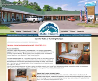 Superior-Motel.com(Superior Motel & Suites of Munising Michigan) Screenshot