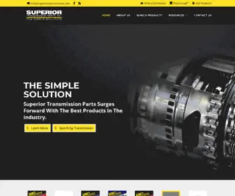 Superior-Transmission.com(Superior Transmission Parts) Screenshot