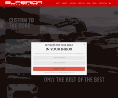 Superiorautodesign.com(SOUTH FLORIDA CUSTOM CARS) Screenshot
