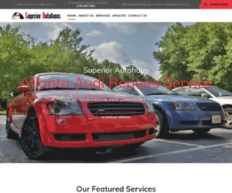 Superiorautohausatl.com(Superior Autohaus Atlanta Porsche Repair) Screenshot