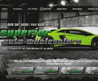 Superiorautowholesalers.net Screenshot