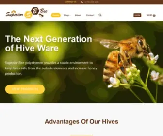 Superiorbee.com(Honeybee Supplies) Screenshot