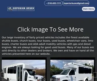 Superiorbuses.com(Used Reconditioned Shuttle Buses) Screenshot