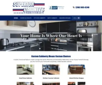 Superiorcabinets.com(Cabinet Maker) Screenshot