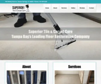 Superiorcarpetrestorations.com(Superior Tile & Carpet Care) Screenshot