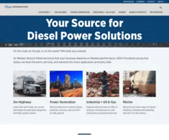 Superiordieselengines.com(Western Branch Diesel) Screenshot