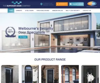 Superiordoorcompany.com.au(Security Doors) Screenshot