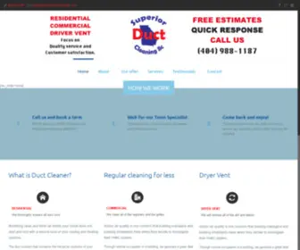 Superiorductcleaningllc.com(BeCleaner) Screenshot