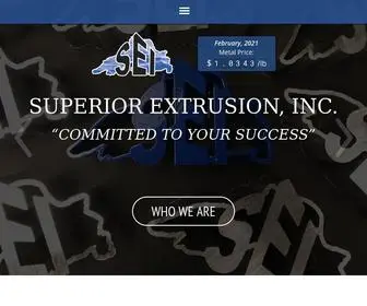 Superiorextrusion.com(Superior Extrusion) Screenshot