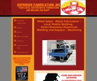 Superiorfabricationwelding.com(Superior Fabrication Inc) Screenshot