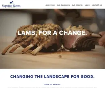 Superiorfarms.com(American, Pure, Australian Lamb, Premium Veal Recipes) Screenshot