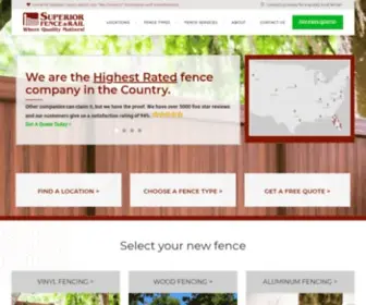 Superiorfenceandrail.com(Superior Fence & Rail) Screenshot