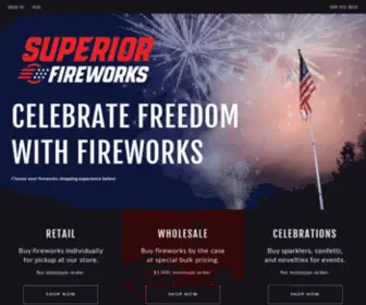 Superiorfireworks.com(Superior Fireworks) Screenshot