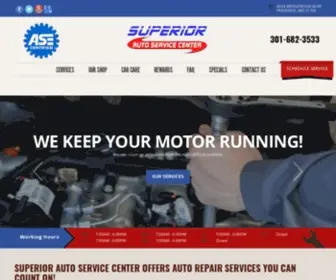 Superiorfrederick.com(Auto Repair in Frederick) Screenshot