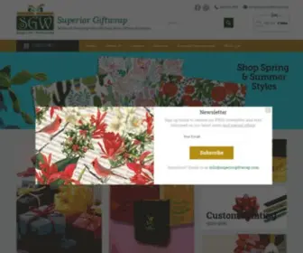 Superiorgiftwrap.com(Wrapping Paper) Screenshot