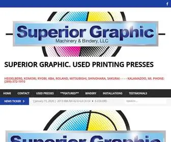 Superiorgraphic.com(KBA, Heidelberg, Komori, Ryobi, Roland) Screenshot