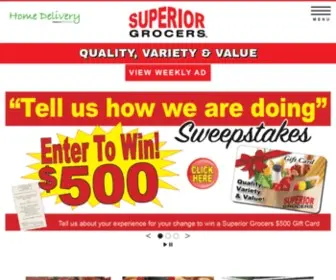 Superiorgrocers.com(Superior Grocers) Screenshot