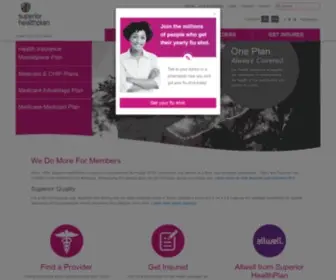 Superiorhealthplan.com(Texas Medicaid & Health Insurance) Screenshot
