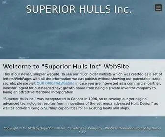 Superiorhulls.com(Superior Hulls Inc) Screenshot