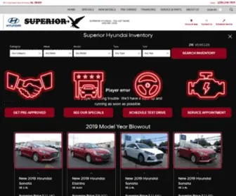 Superiorhyundaial.com(Superior Hyundai in Anniston) Screenshot