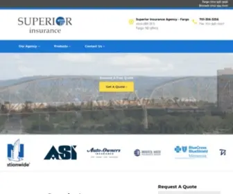 Superiorinsuranceagency.com(Home, Flood, Auto, and Farm Insurance) Screenshot