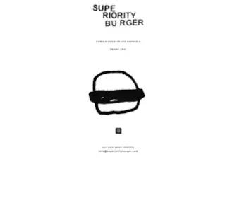 Superiorityburger.com(SUPERIORITY BURGER) Screenshot