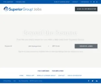 Superiorjobs.com(Superior Group Jobs) Screenshot