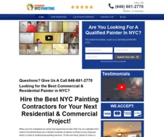 SuperiornycPainting.com(#1 Painting Contractor in NYC) Screenshot