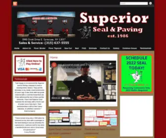 Superiorpave.com(Superior Seal & Paving) Screenshot