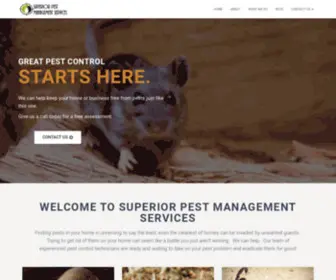 Superiorpest.net(Superior Pest Management Services) Screenshot