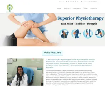 Superiorphysiotherapy.in(Laser Therapy For Pain in Noida) Screenshot