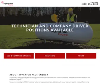 Superiorplustruckingjobs.com(Superior Plus Energy proudly delivers energy products and) Screenshot