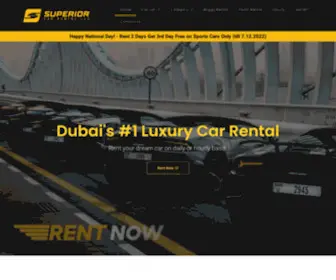 Superiorrental.ae(Luxury Car Rental in Dubai) Screenshot