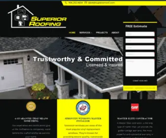 Superiorroof.com(Superior Roofing & Siding) Screenshot