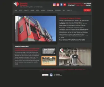 Superiorscreens.com.au(Privacy Screens Expert &amp; Colorbond Supplier) Screenshot