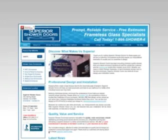 Superiorshowerdoors.com(Superior Shower Doors) Screenshot