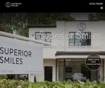 Superiorsmiles.co.uk(Call 01565 743 180 for your new dentist in Knutsford) Screenshot