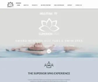 Superiorspas.co.uk(Superior Wellness) Screenshot